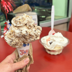 Tasty ice cream at Emma's Lake Placid Creamery