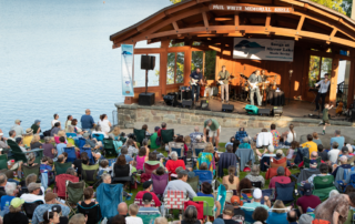 explore the music and arts scene by checking out songs at mirror lake