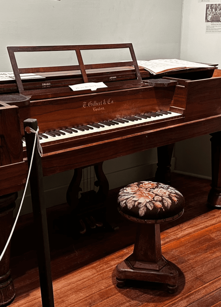 Piano Case Melodeon at the Adirondack History Museum