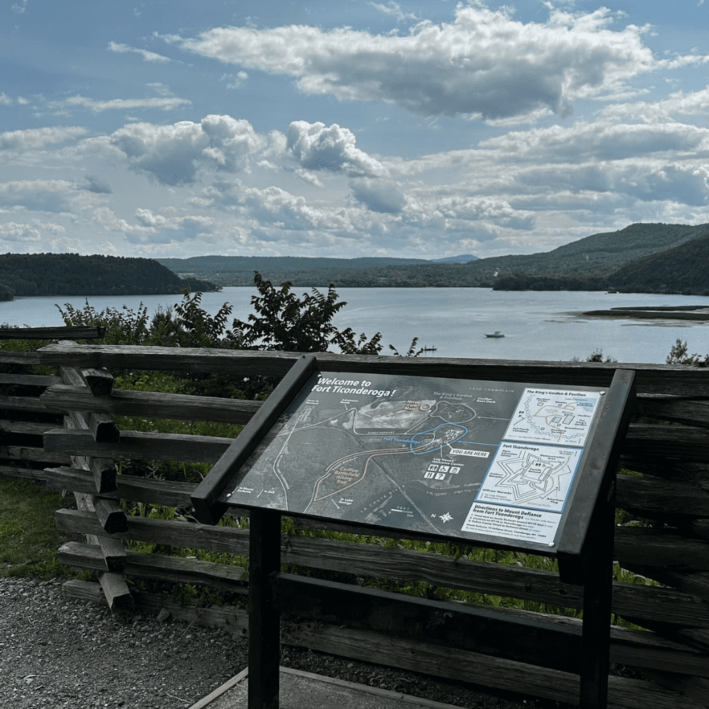 Take in the views of Lake Champlain at Fort Ticonderoga