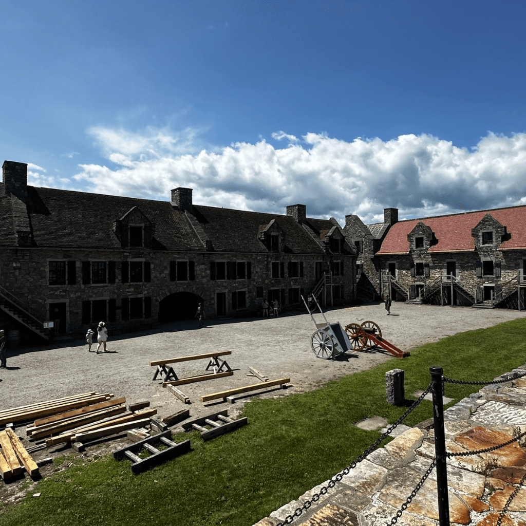 Take a drive to Fort Ticonderoga and visit the soldiers' barracks