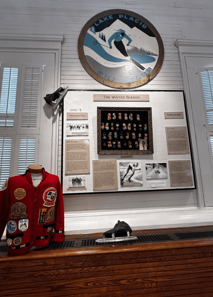 Visit the Lake Placid History Museum and check out the winter sports collection