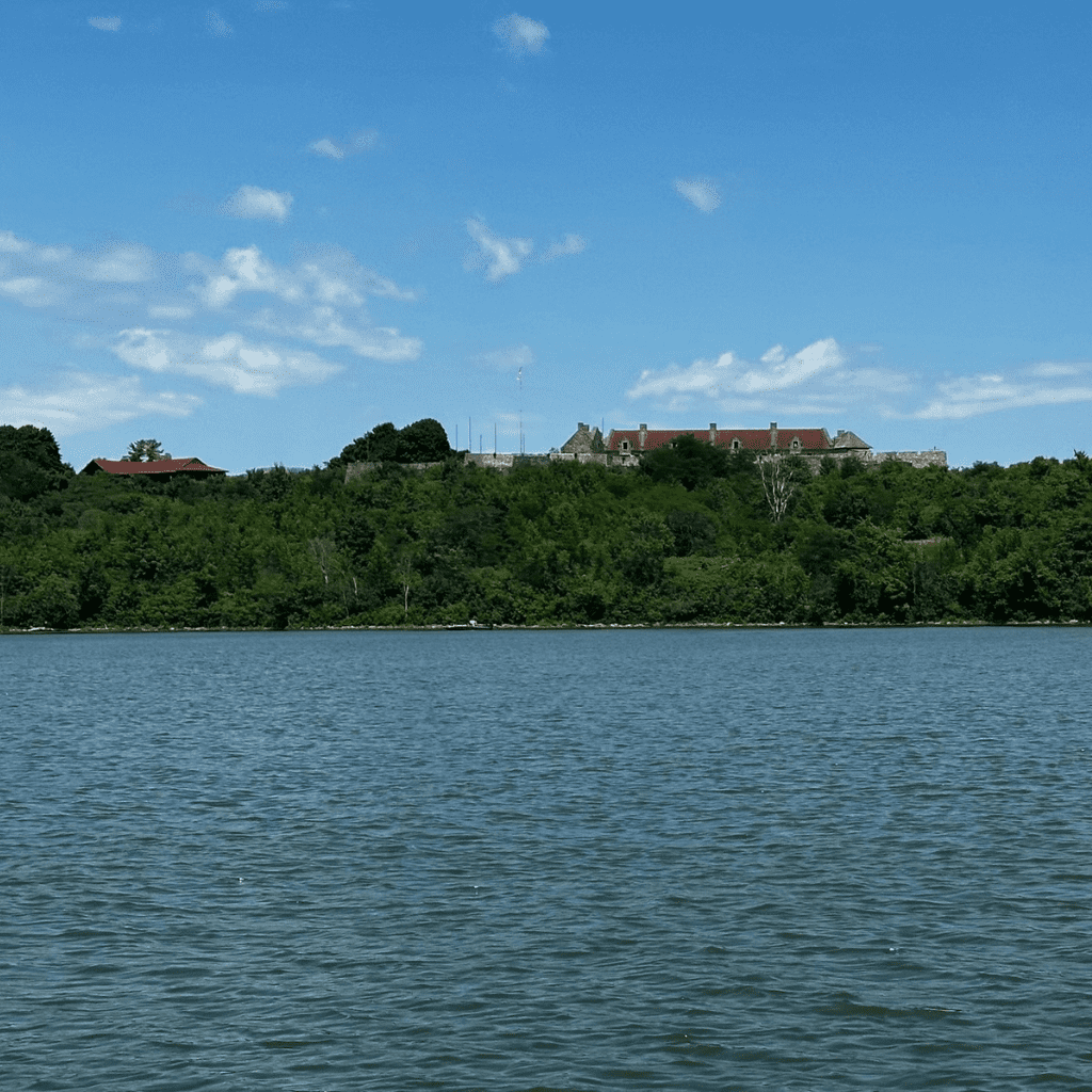 Views of Fort Ticonderoga from a boat cruise on Lake Champlain