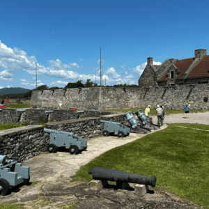 Take a drive to Fort Ticonderoga for a blend of history and natural beauty.