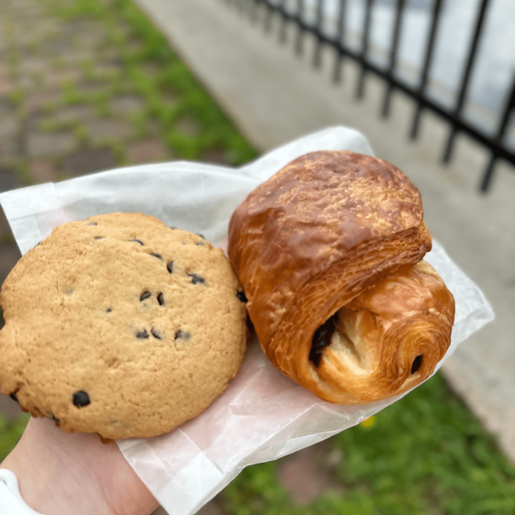 Visit a farmers market for local baked goods