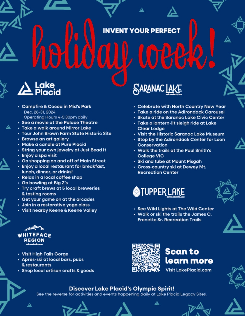 Invent your perfect holiday week